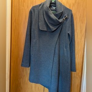 Garnett Hill Asymmetrical Boiled-Wool Coat Size PS.
